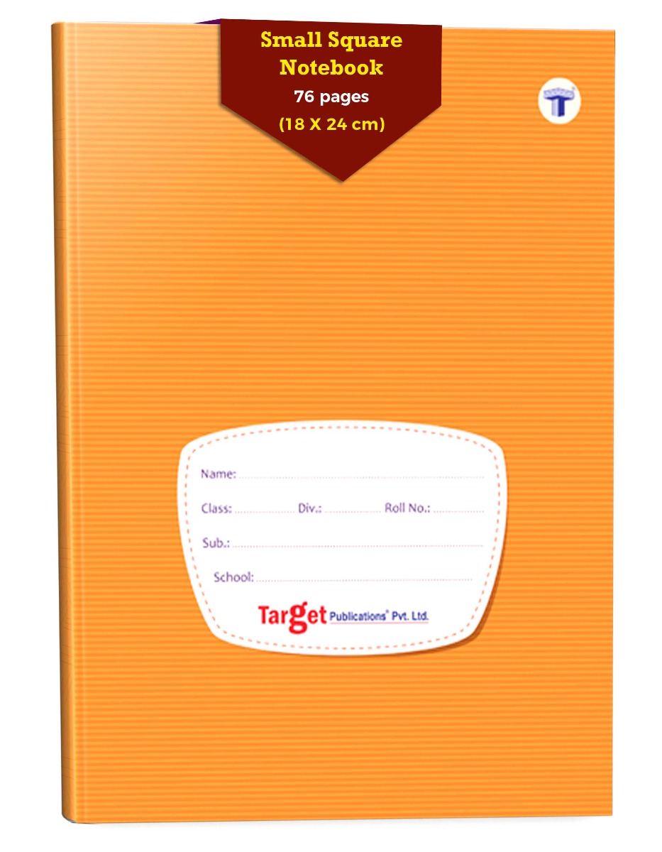 Buy Small Square Line Notebook (18cm x 24cm - 76 Ruled Pages) online