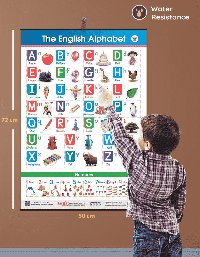 Numbered Alphabet Chart 210x210
