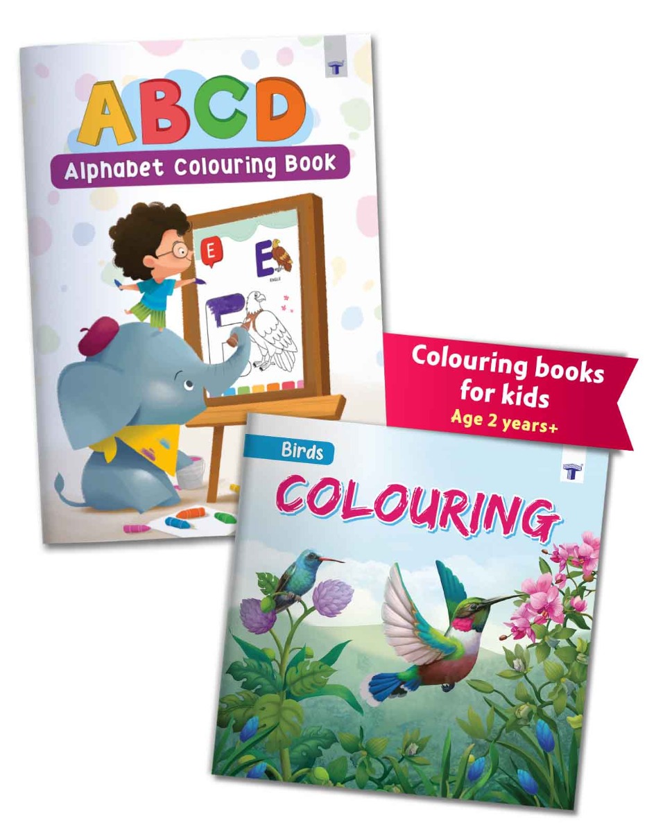 Buy ABCD Alphabet Colouring & Birds Colouring Books Combo at best price