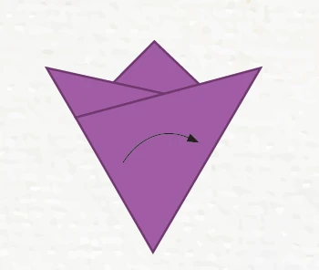 Do the same with the left corner