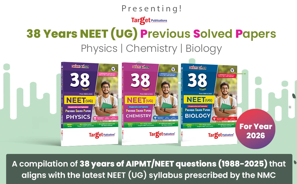 38 Years NEET Previous Year Solved Question Papers- Chapter-wise & Topic-wise PSP with Solutions