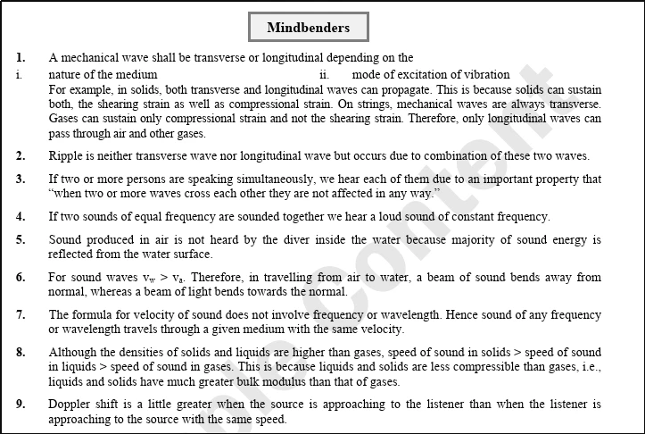 MHT CET mindbenders on sound waves, including tips for faster problem-solving