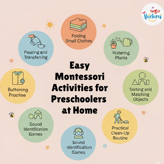 Easy Montessori Activities for Preschoolers at Home