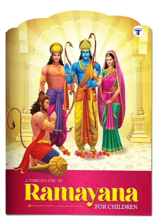 Target Publications Ramayana story book with colourful illustrations for toddlers and young children