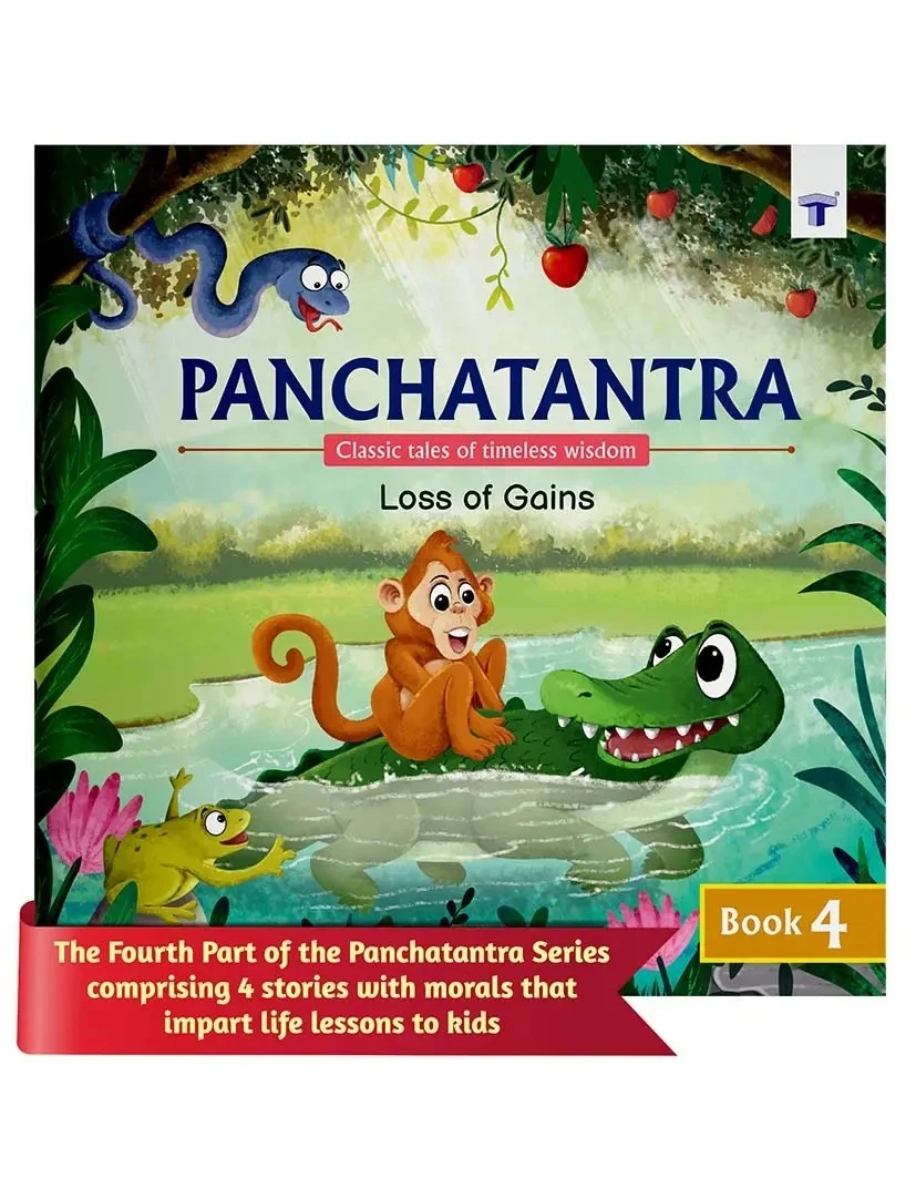 Panchatantra story of monkey and crocodile with moral for kids