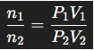 Equation linking moles, pressure, and volume — important for mastering speed-based questions in physical chemistry for MHT-CET 2026.