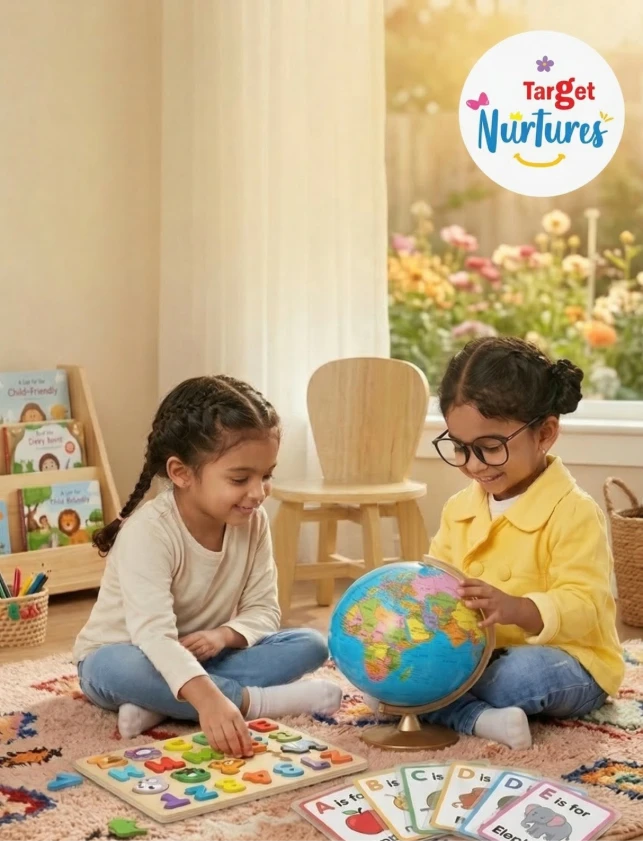 Children Enjoying Playful General Knowledge Building Activities