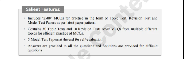 Salient features of the Target NEET test series Biology edition