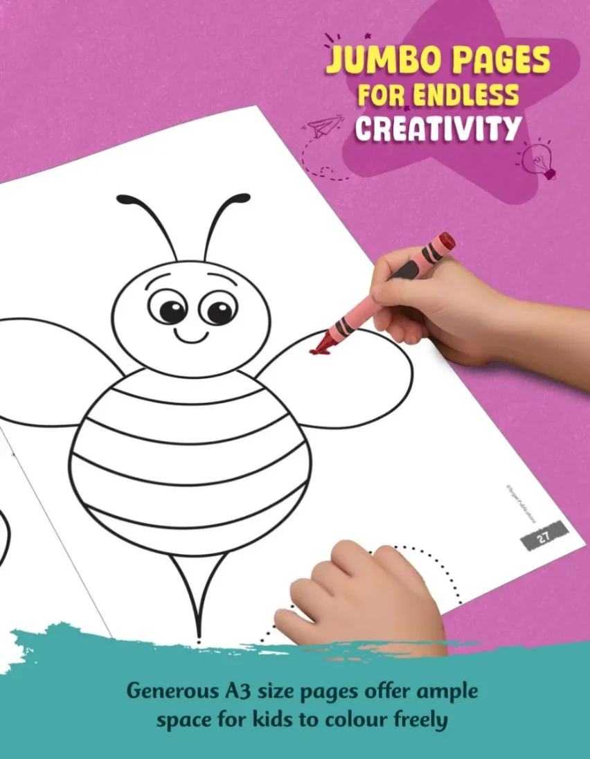 Target&rsquo;s Jumbo Colouring Book for kids