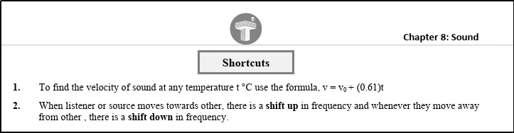 MHT CET shortcuts on sound waves, including tips for faster problem-solving