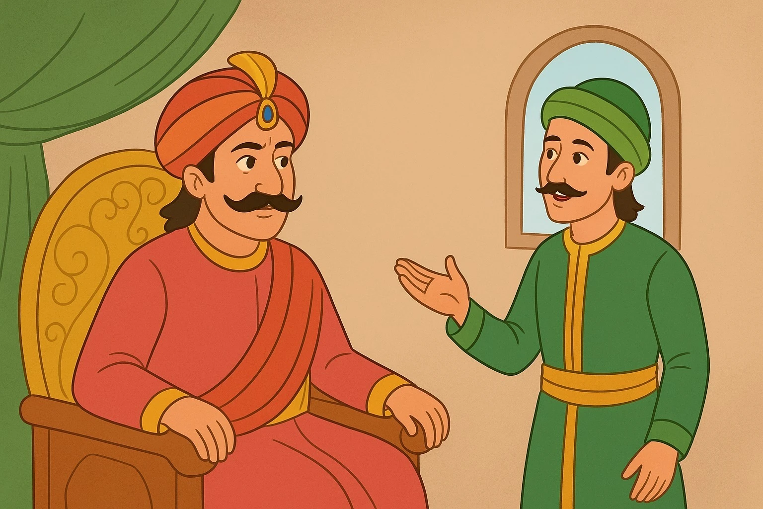 Akbar Birbal short story in English with moral lesson for children